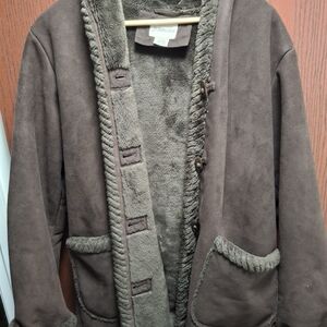 Brown Shearling Coat